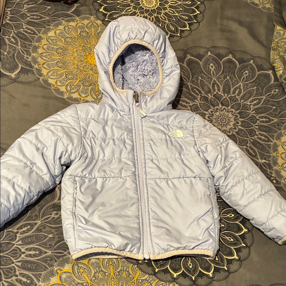The North Face Pale Blue Hooded Jacket